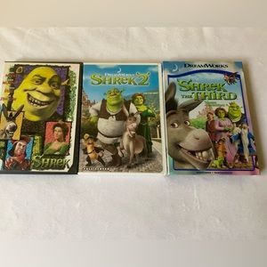 Shrek 1,2,3 DVD Set